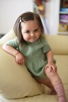 Linen Baby Romper, Linen Jumpsuit, Peter Pan Collar, Toddler Linen Romper, White Collar, Birthday Romper, Baby Girl Clothes, Baby Sunsuit
