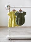 Жовте лляне плаття для малюків