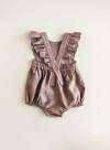 Baby and Toddler Cross Back Ruffle Romper