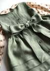 Linen Pinafore Dress, Girls Apron Dress, Summer Linen Dress, Toddler Dress, Vintage Baby Dress