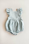 Baby and Toddler Cross Back Ruffle Romper