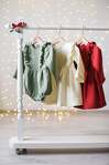 Sage Green Linen Romper, Ruffled Romper for Babies and Toddlers, First Birthday Baby Outfit, Infant Clothing, Baby Girl Rompers