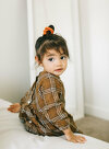 Linen Baby Dress, Plaid Linen Dress, Toddler Dress, Girls Spring Dress, Baby Girl Outfits, Infant Clothing, Linen Smock Dress, Classic Dress